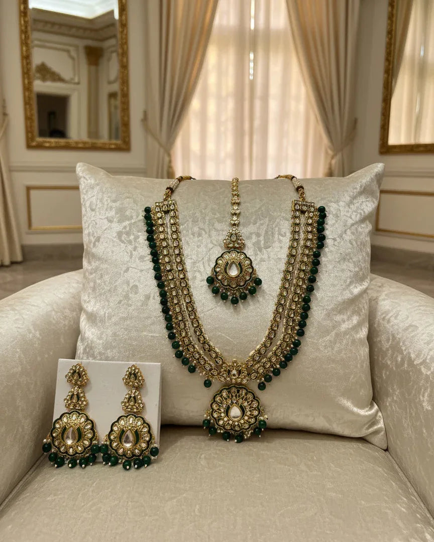 Green Long Necklace