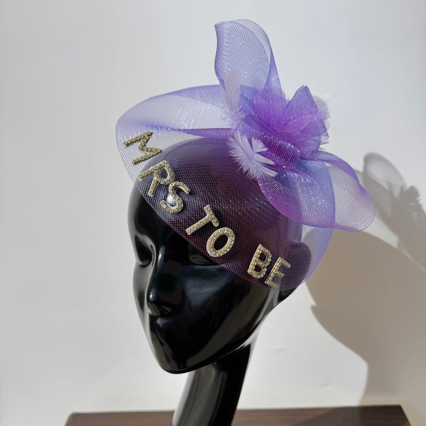 Personalised Lavender Fascinator Hat