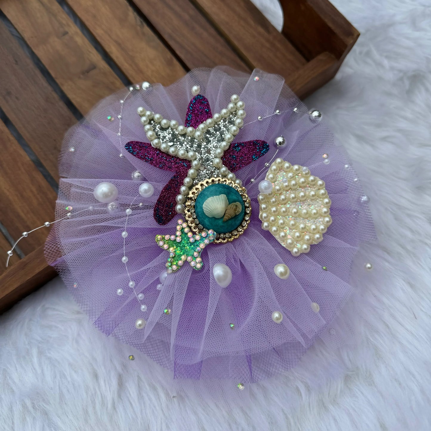 shell, fish, starfish mermaid theme accessories
