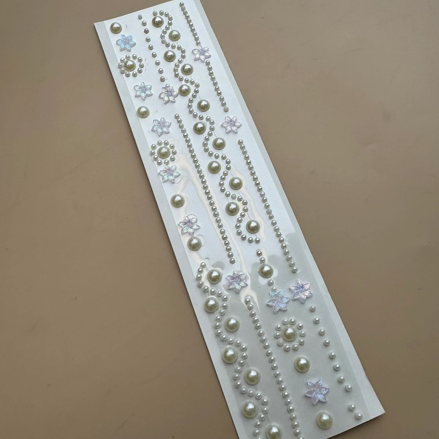 Pearl Flower 3D Hair Stickers