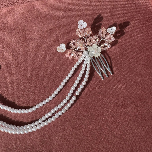 Blossom Pearl Hair Chain