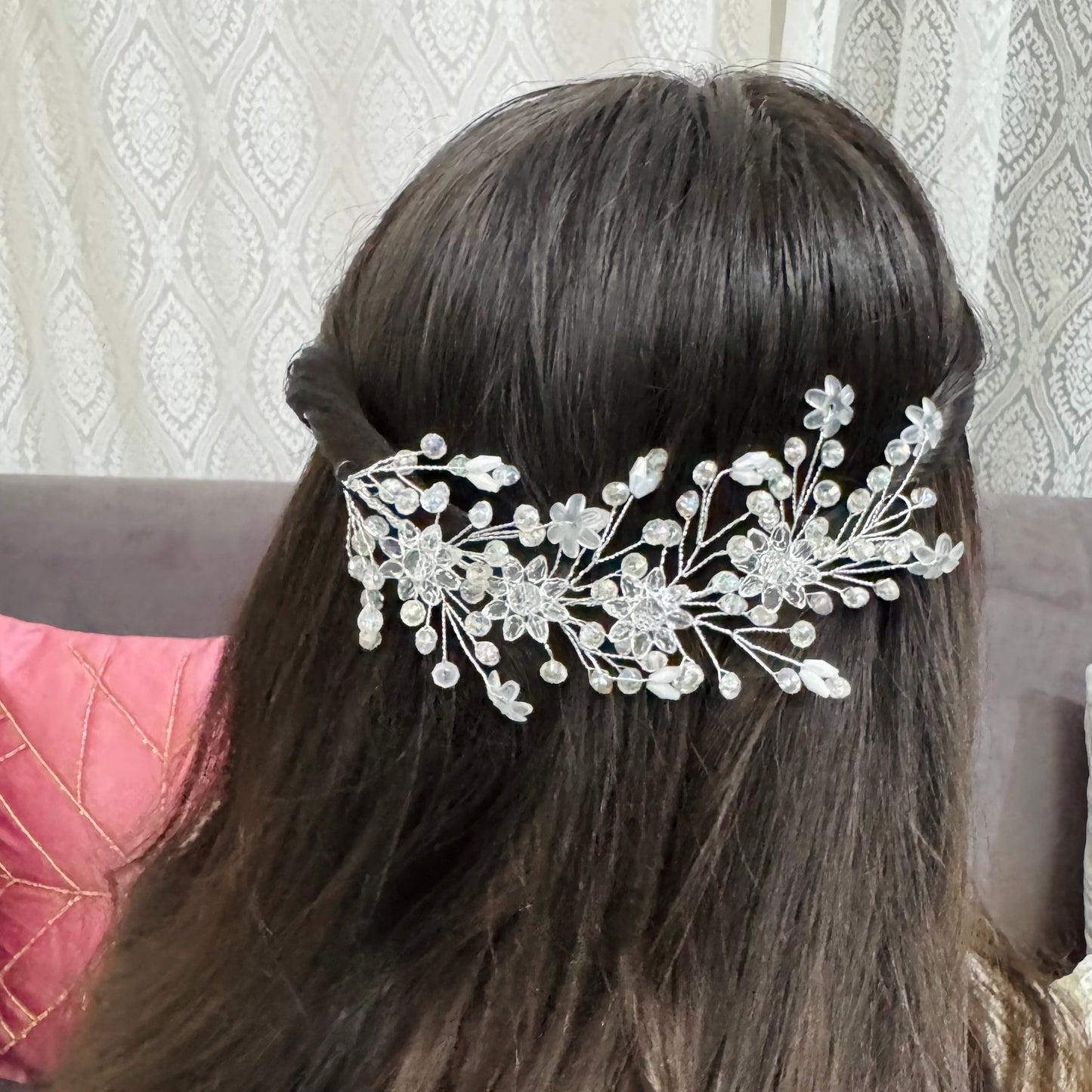 Celestial Bloom Bridal Hair Vine