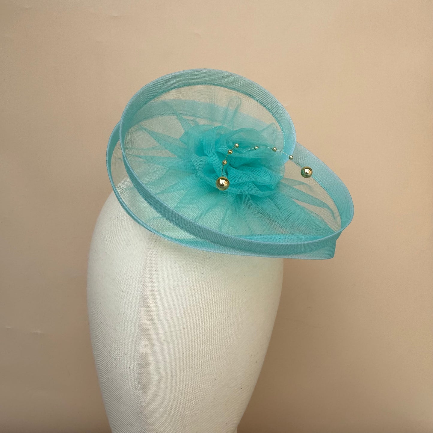 Turquoise Blue Fascinator