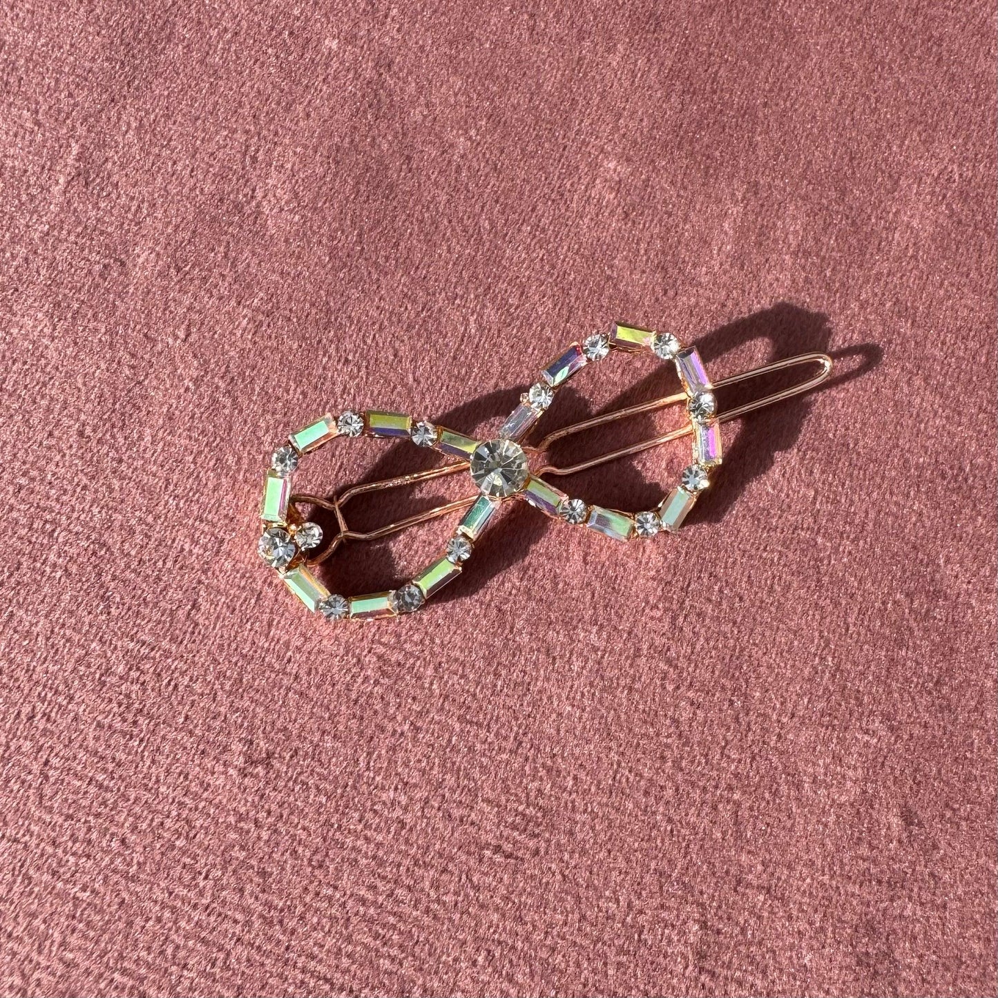 Infinity Sparkle Hair Clip