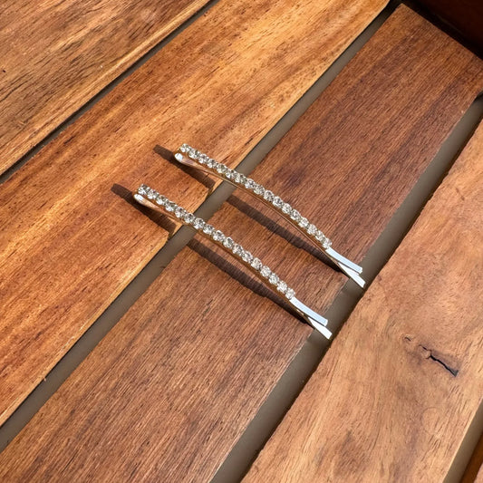 Crystal Sleekline Bobby Pin – Set of 2