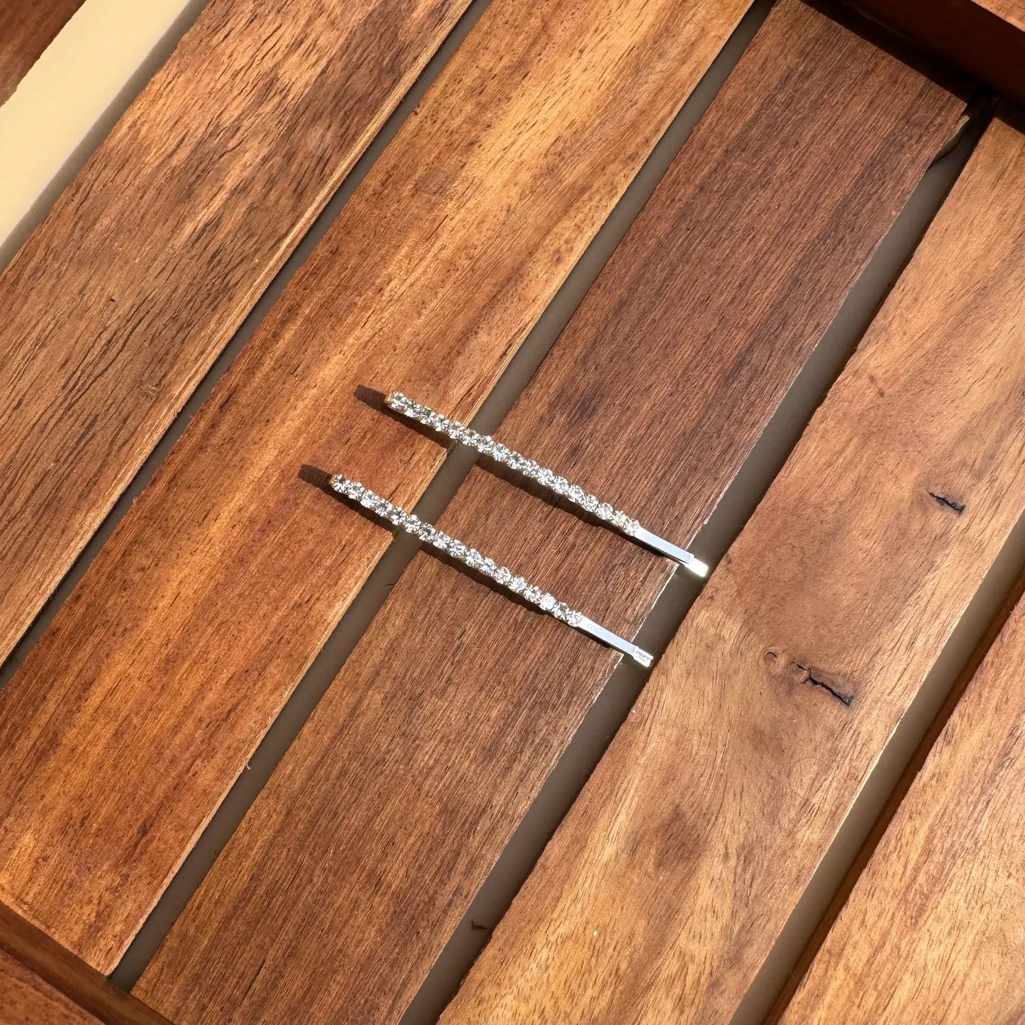 Crystal Sleekline Bobby Pin – Set of 2