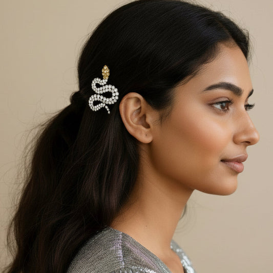 Crystal Snake Hair Pin