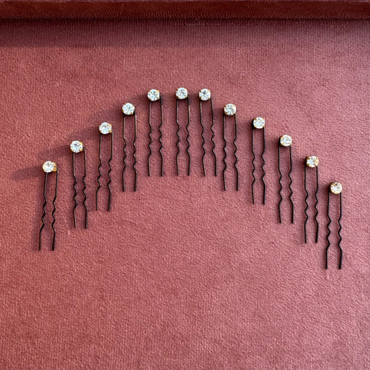 Premium Crystal Hair Pins