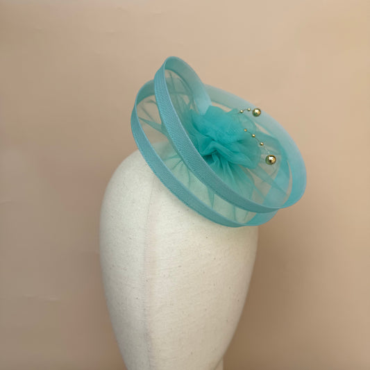 Turquoise Blue Fascinator