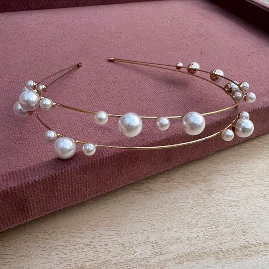 Floating Pearl Halo Headband
