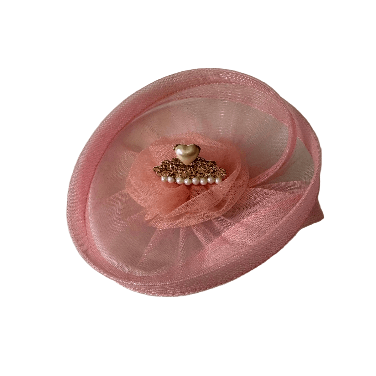 Blush Pink Princess Fascinator
