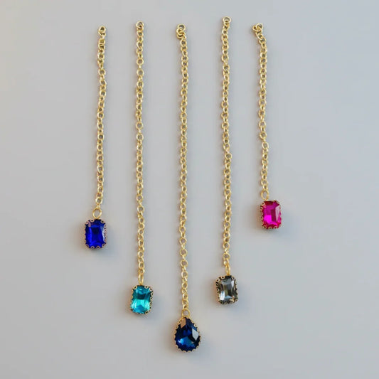 Celeste Gemstone Hair Chains