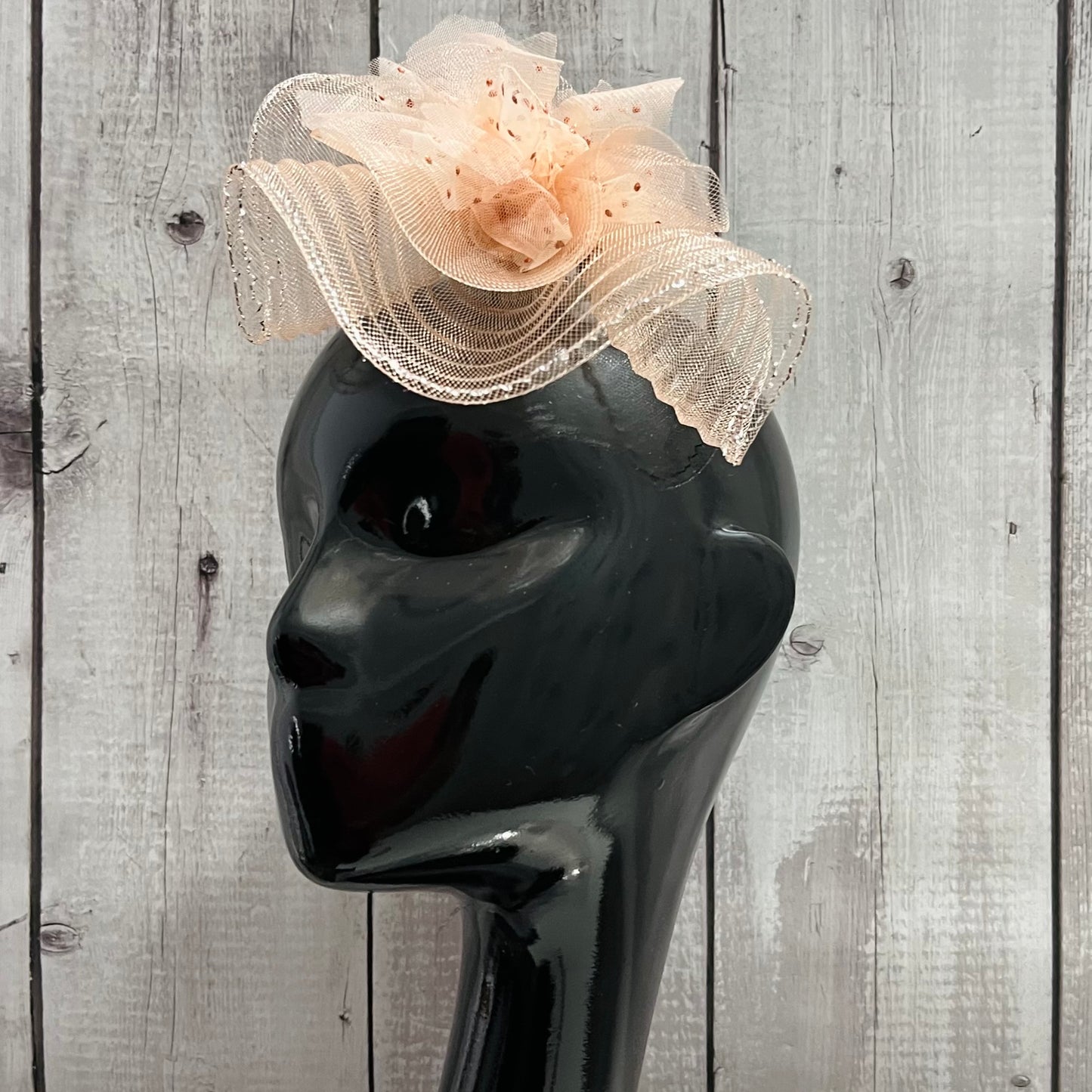 Peach Fascinator Hat | Derby Hat