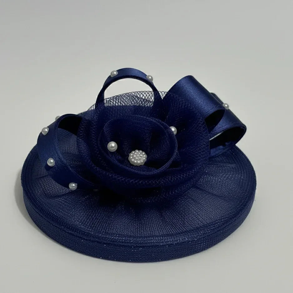 Navy Blue Fascinator Hat