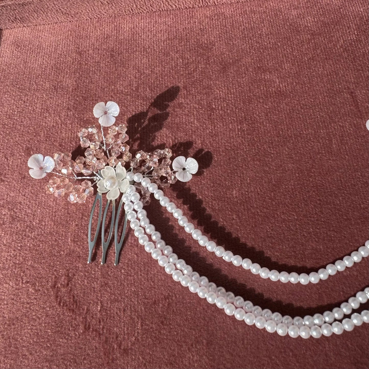 Blossom Pearl Hair Chain