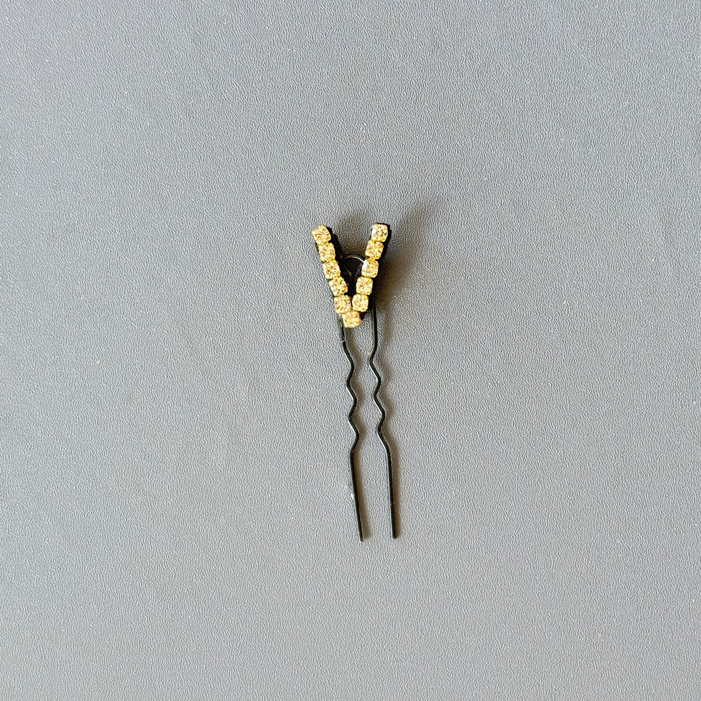 Custom Name Crystal Letter Clips (Small)