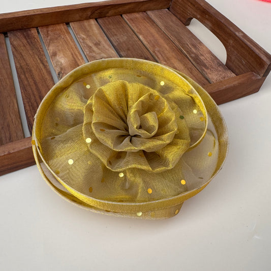 Antique Gold Fascinator Hat