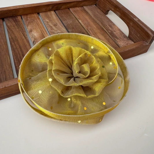 Antique Gold Fascinator Hat