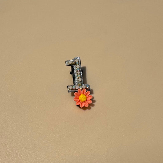 Crystal & Glitter Birthday Number Hair Clip (Custom Age)