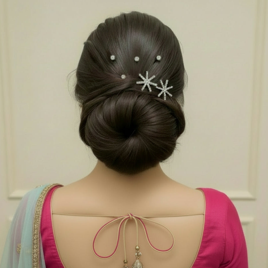 Crystal Starburst Hair Pin Set