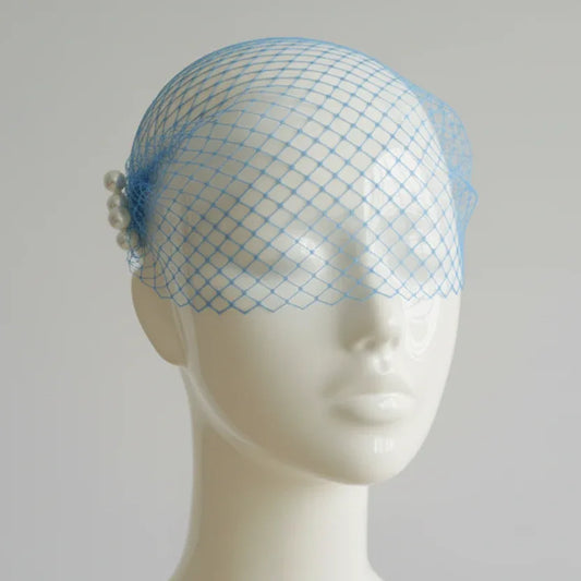 Something Blue Birdcage Veil