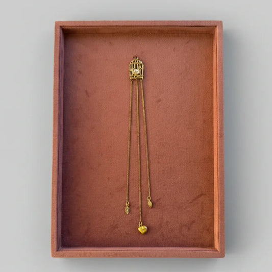 Vintage Lovebird Hair Chain