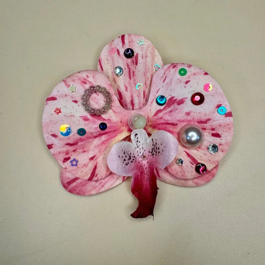 Orchid Beach Hair Clip