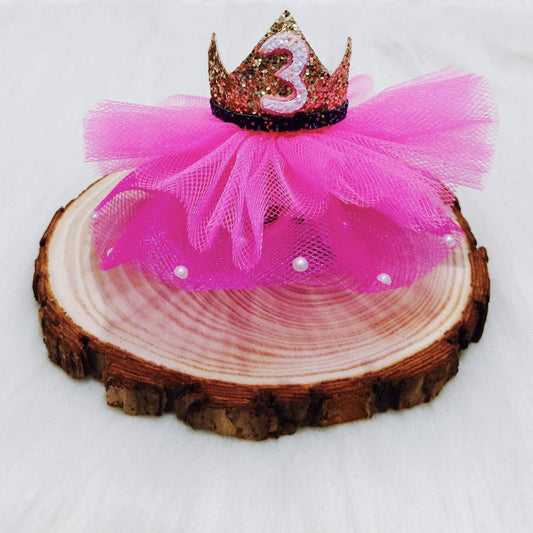 Personalised Birthday Number Crown | Designer Personalized Hair Accessories for Kids and Girls