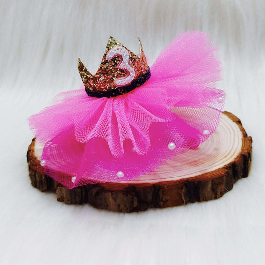 Personalised Birthday Number Crown | Designer Personalized Hair Accessories for Kids and Girls