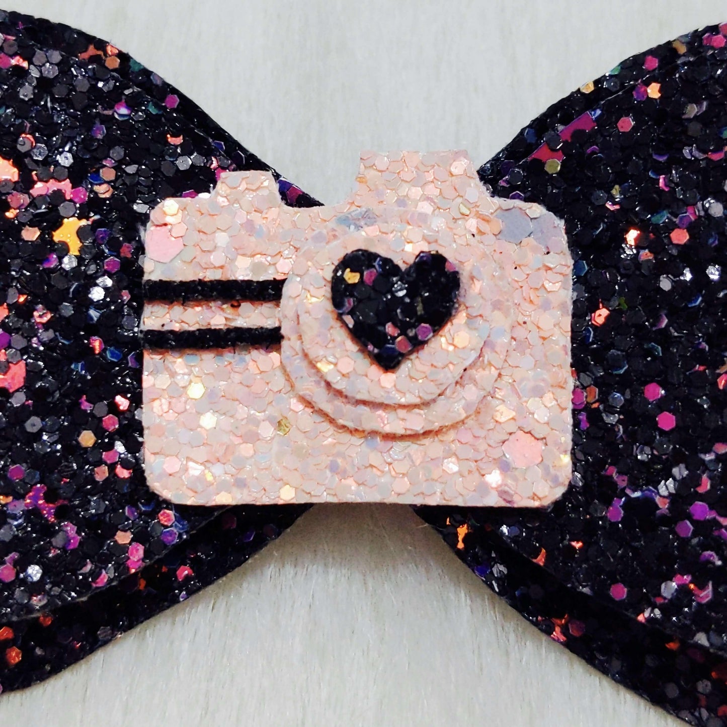 Vintage Camera Bow Hair Clip | Hair Accessories for Kids and Girls
