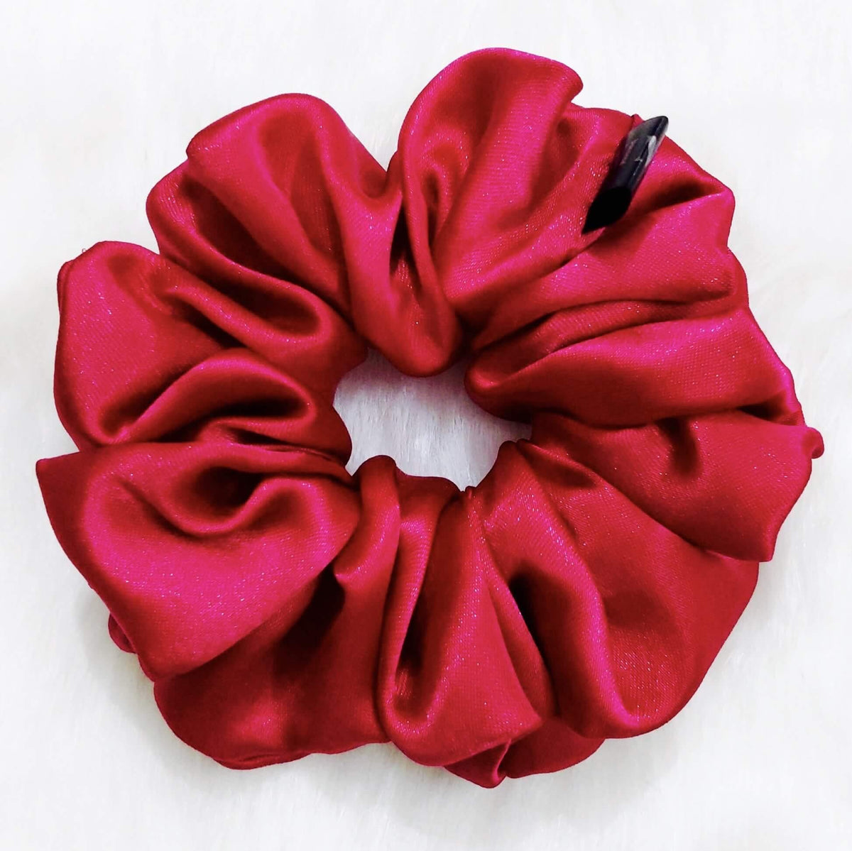 Pink Scrunchie | Premium Satin Material | Designer Accessories for Women