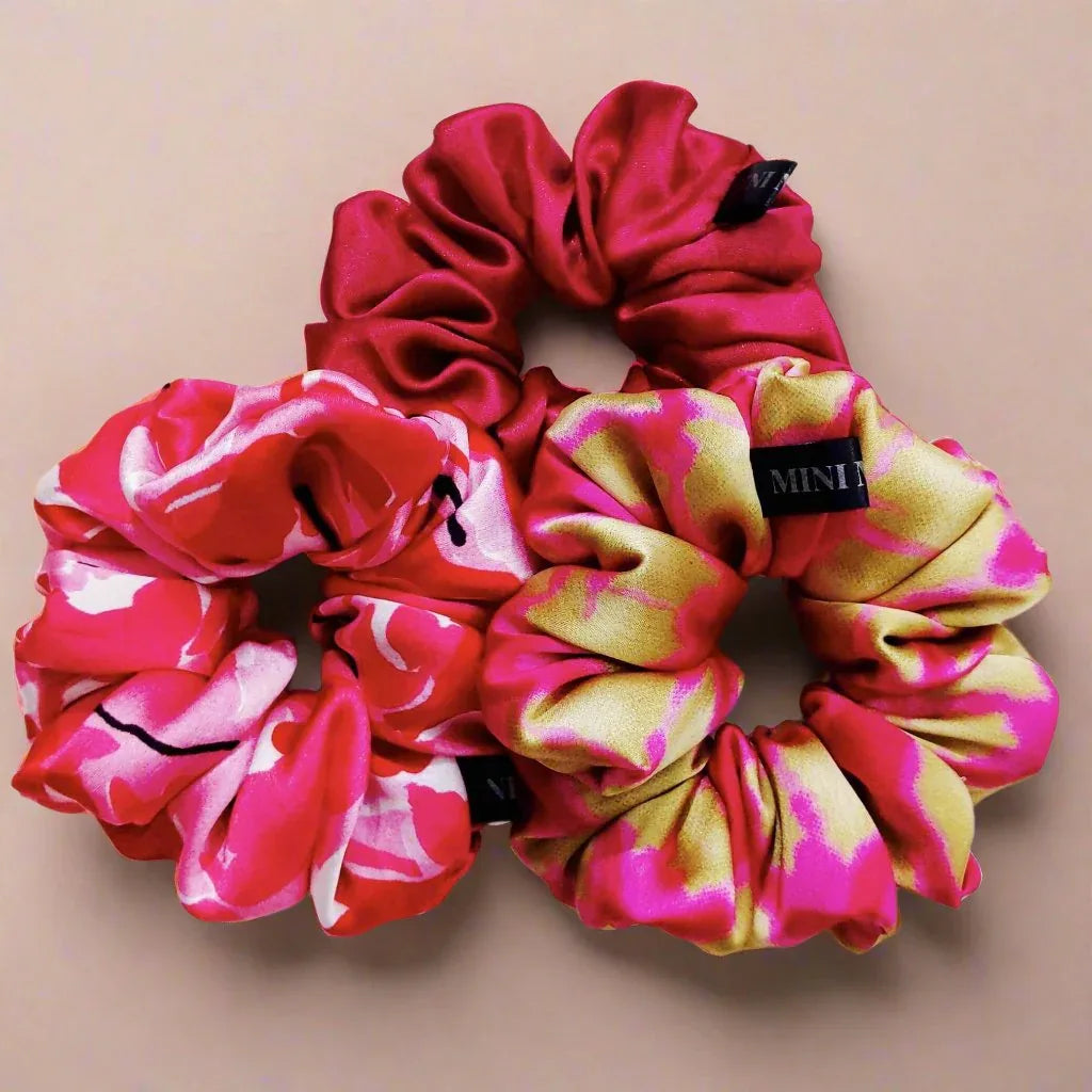 Full Bloom Scrunchie Set | Premium Material | Designer Accessories for Women