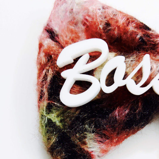 Custom Name Feather Bow Hair Clip | Personalized Gift Accessory for Girls | Boss Lady