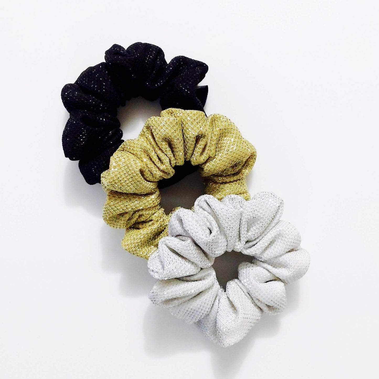 Dreamy Vibes Scrunchie Set | Fluffy and Premium Material | Women Party Hair Accessory