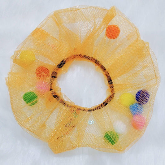 Orange Tulle Scrunchie | Buy Online