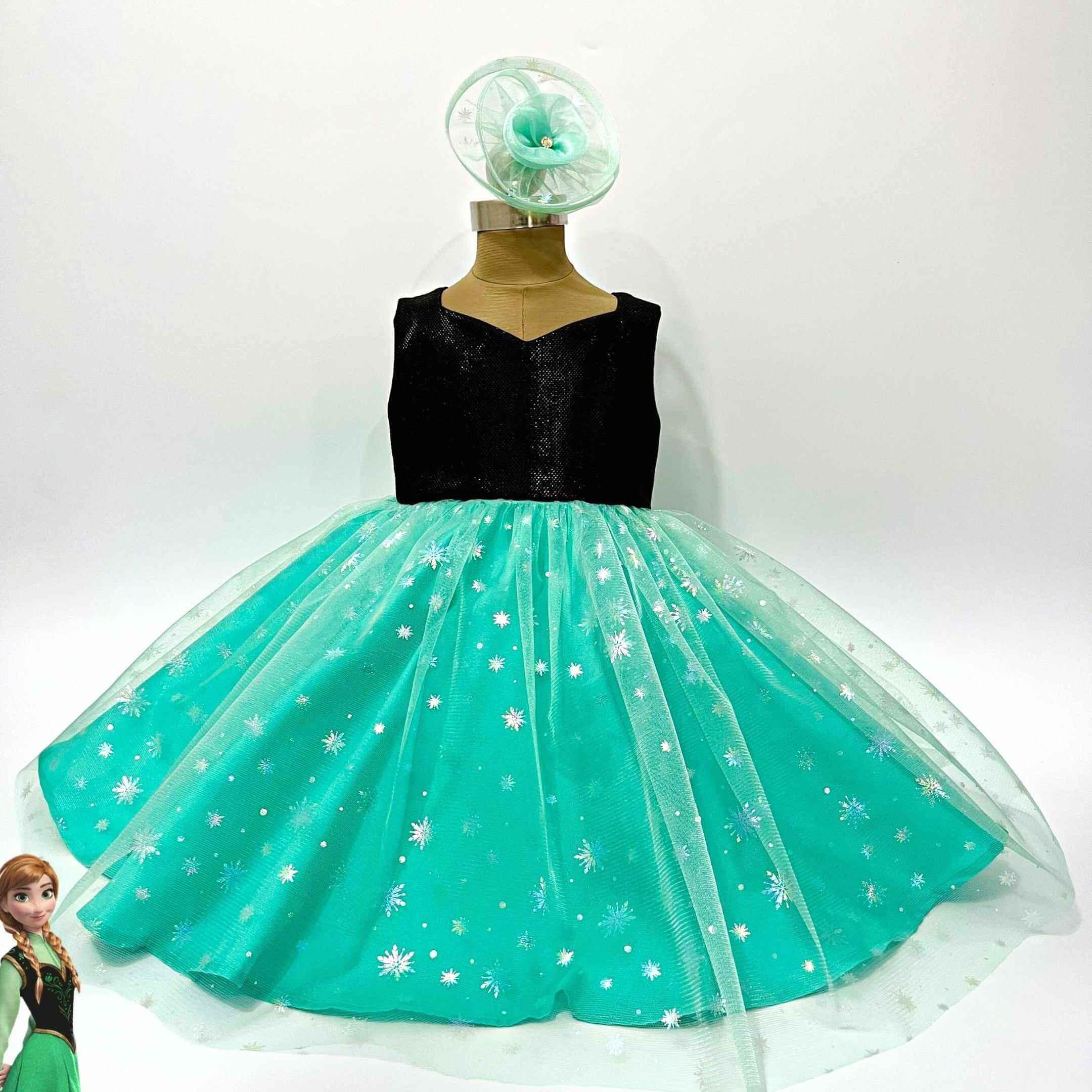 frozen theme birthday dress FROZEN INSPIRED ELSA PRINCESS DRESS
