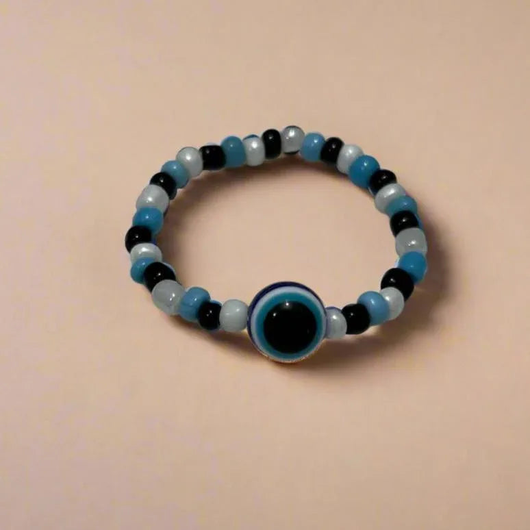 Evil Eye Bracelet for Kids, Girls, Women