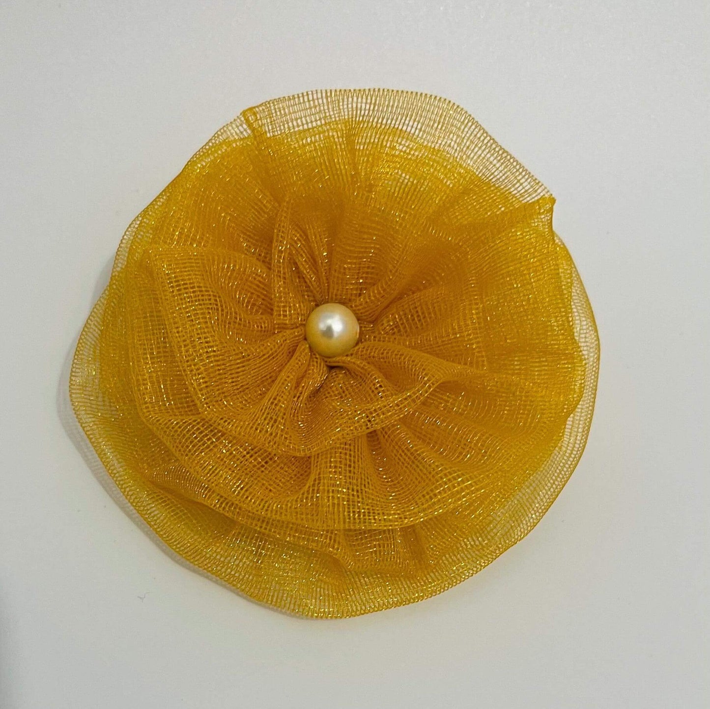 Princess Belle Yellow Flower Fascinator | Princess Accessories