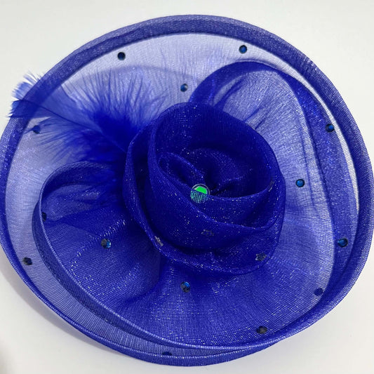 Dreamy Blue Princess Fascinator | Baby Girl Headband