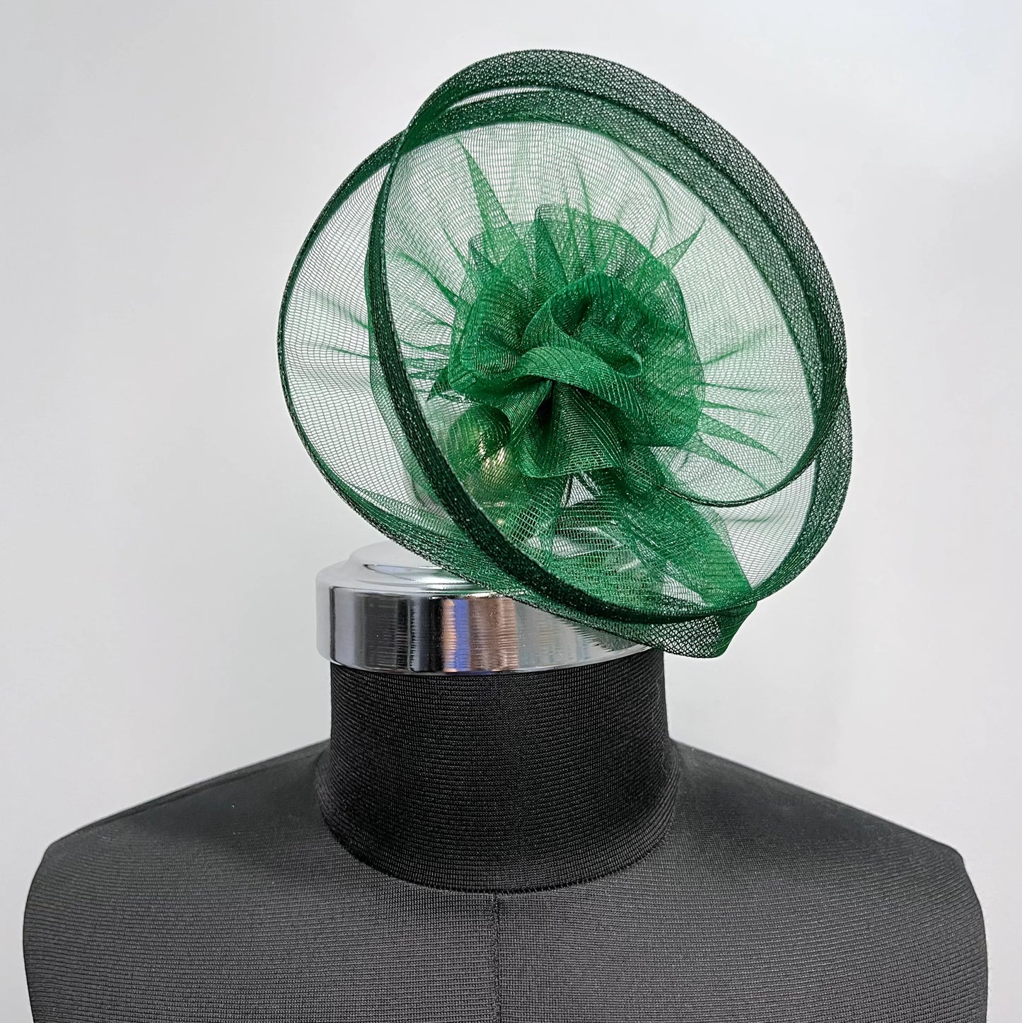 Green Fascinator Hat | Birthday Hair Clip