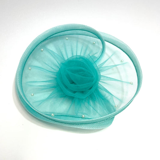 Princess Jasmine Sea Green Fascinator | Baby Girl Nylon Headband