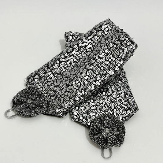 Silvery Elegance Cinderella Princess Gloves for birthdays