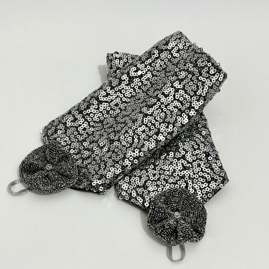 Silvery Elegance Cinderella Princess Gloves for birthdays