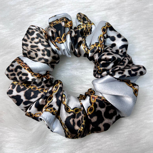 WILD CHARM Panther Snake Scrunchie