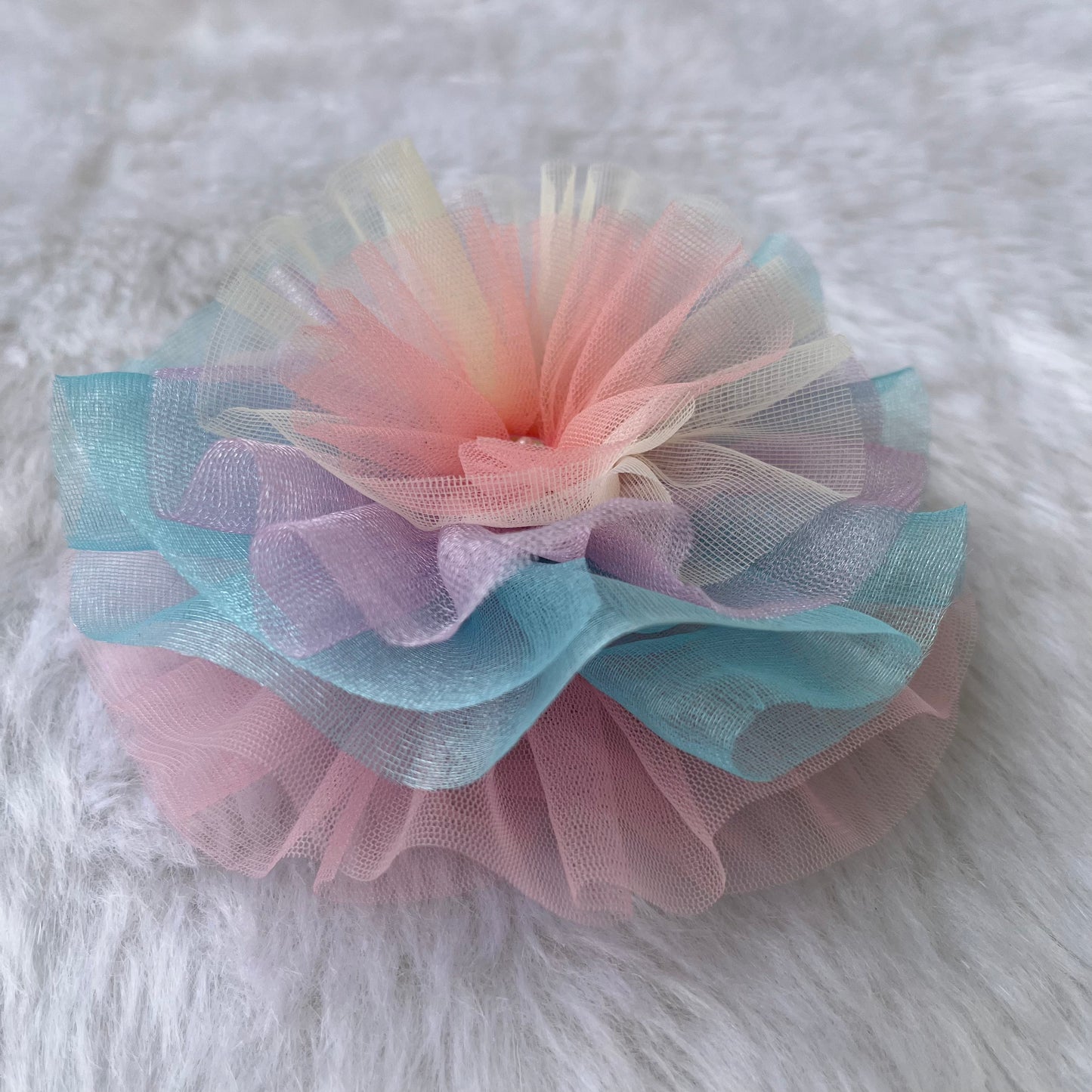 Unicorn Rainbow Candy Multicolor Fascinator | Princess Hair Accessory