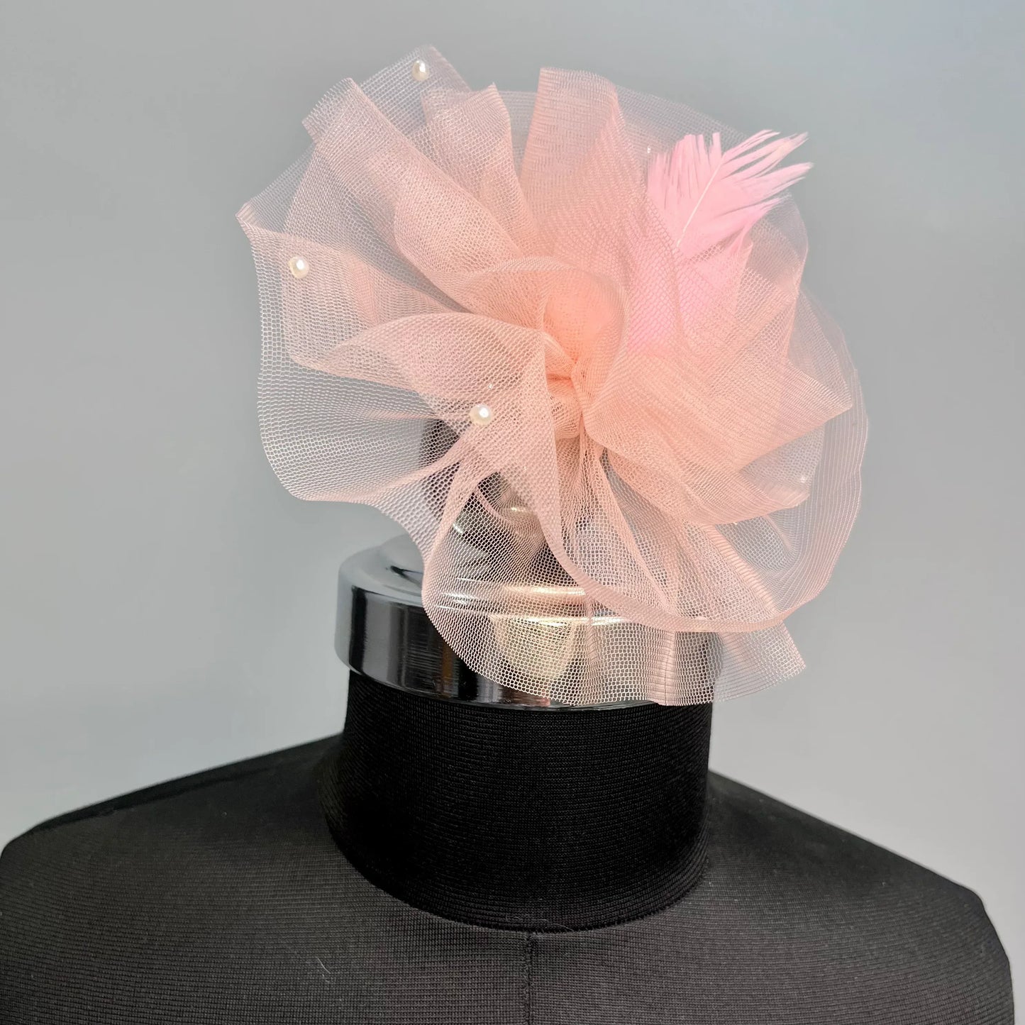 APRICOT QUEEN Fascinator | Floral Hair Clip