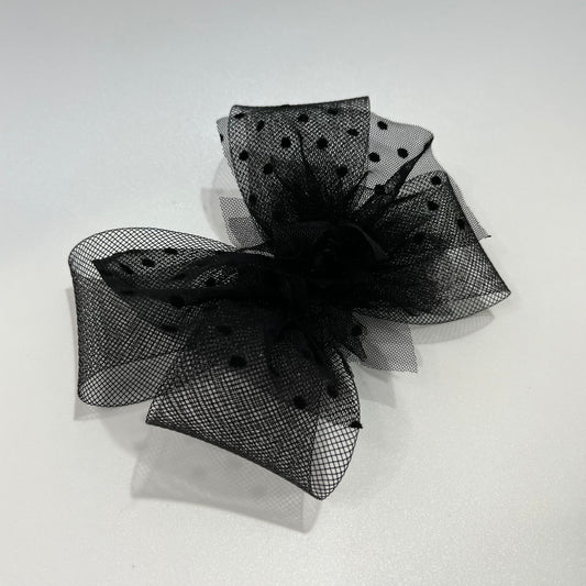 BLACK CHARM Fascinator Couture Headpiece