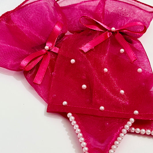 Dark Pink Princess Gloves