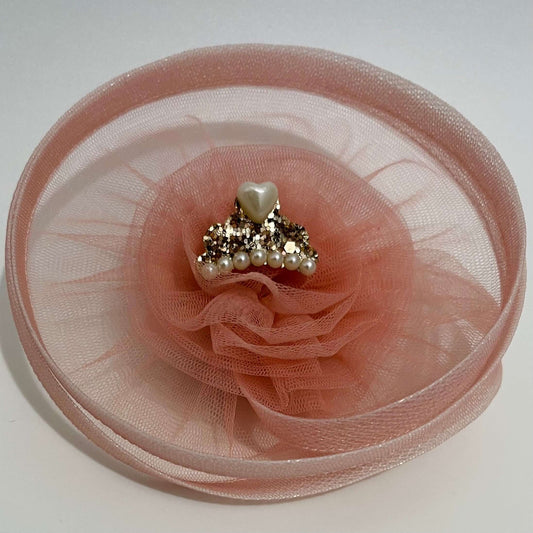 Blush Pink Princess Fascinator | Birthday Accessories