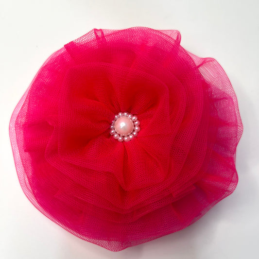 Barbie Theme Pink Flower Fascinator
